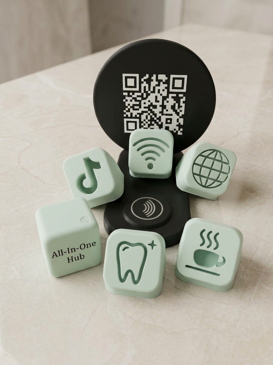 Plaque NFC connectable Multi forme