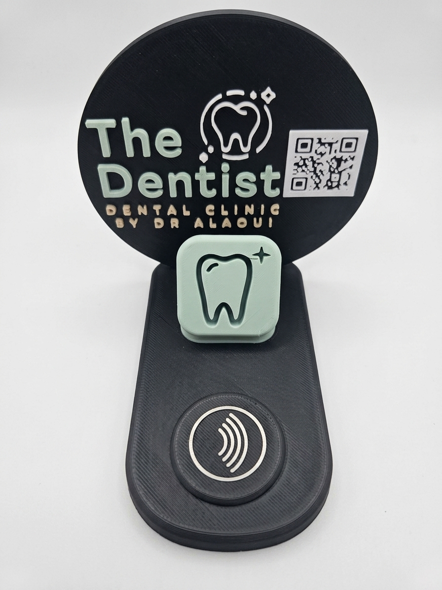 Plaque NFC connectable Dentist